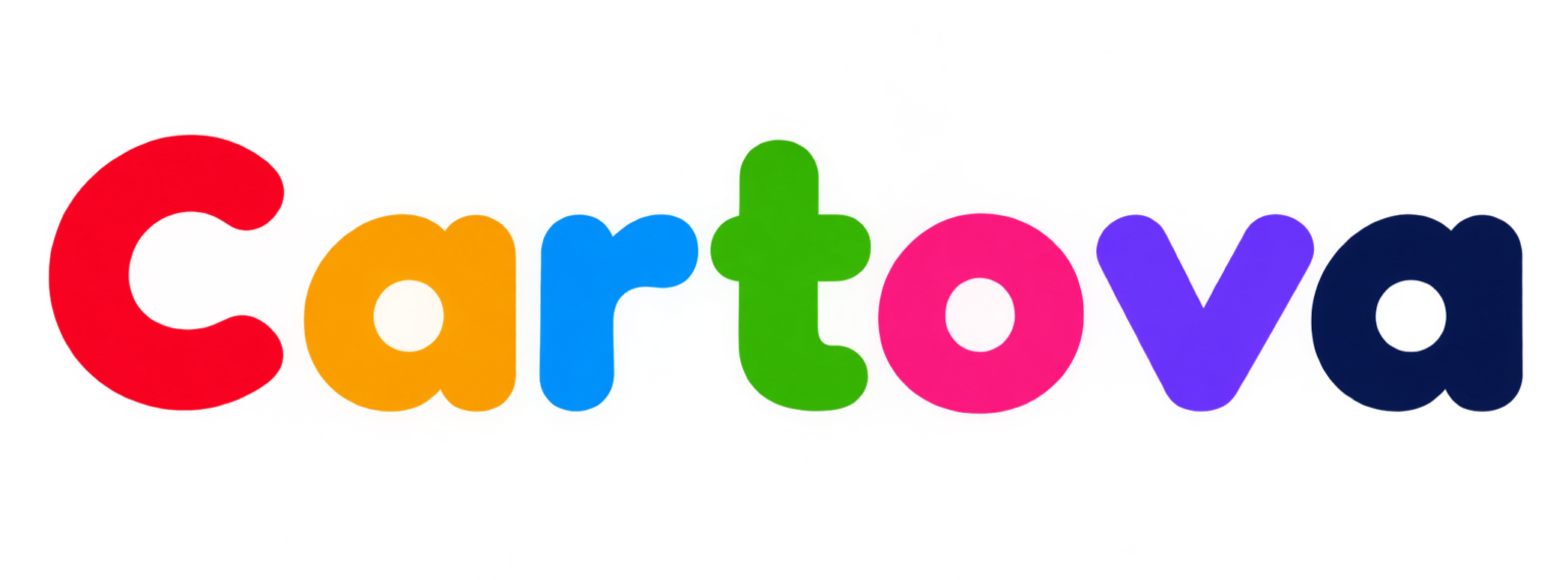 cartova colorful bubble wordmark