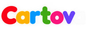 colorful cartova bubble wordmark