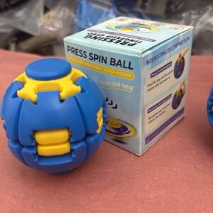 Home toy press spin ball